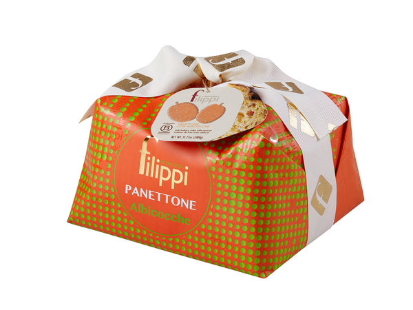 Filippi Panettone with Apricots 1 kg – Medineterranean