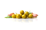 Triana Olivas Whole Manzanilla Olives with Rosemary & Garlic